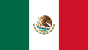 Landesfahne von Mexiko