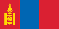 Landesfahne von Mongolei
