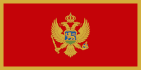 Landesfahne von Montenegro