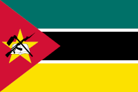 Landesfahne von Mosambik