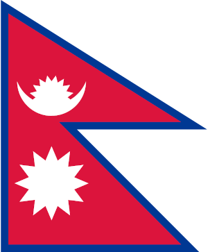 Landesfahne von Nepal