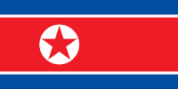 Landesfahne von Nordkorea