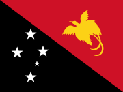 Landesfahne von Papua-Neuguinea