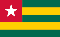 Landesfahne von Togo