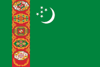 Landesfahne von Turkmenistan