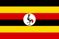 Landesfahne von Uganda
