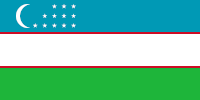 Landesfahne von Usbekistan