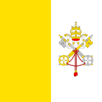 Landesfahne von Vatikanstadt
